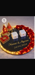 Luxury LED Engagement Ring Box Set